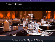 Tablet Screenshot of elegantzeventz.com